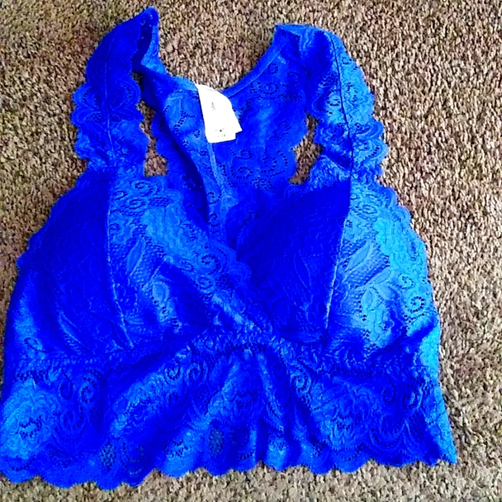 Royal blue bralet
